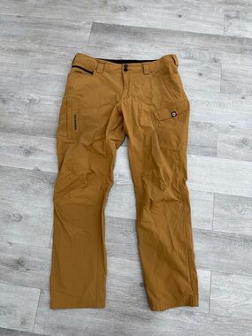 Truewerk T1 Werkpant Mens 36x32 Brown Cargo Softshell Comfort Stretch Work Pant